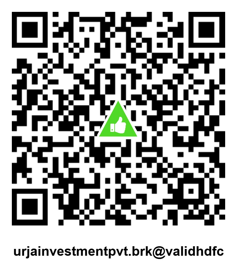 SEBI validated UPI QR code for Urja Investment Private Limited — urjainvestmentpvt.brk@validhdfc